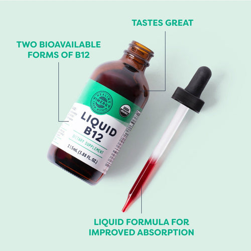 Vimergy Vitamins & Supplements Organic Liquid B12